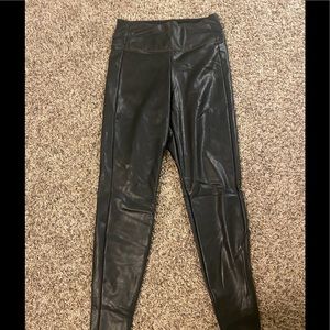 ATHLETA Faux Leather Leggings